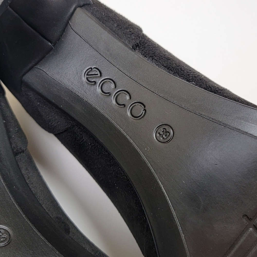Ecco Shape 45 Pointy Sleek Slip On Heels Booties 39 - Picture 11 of 11